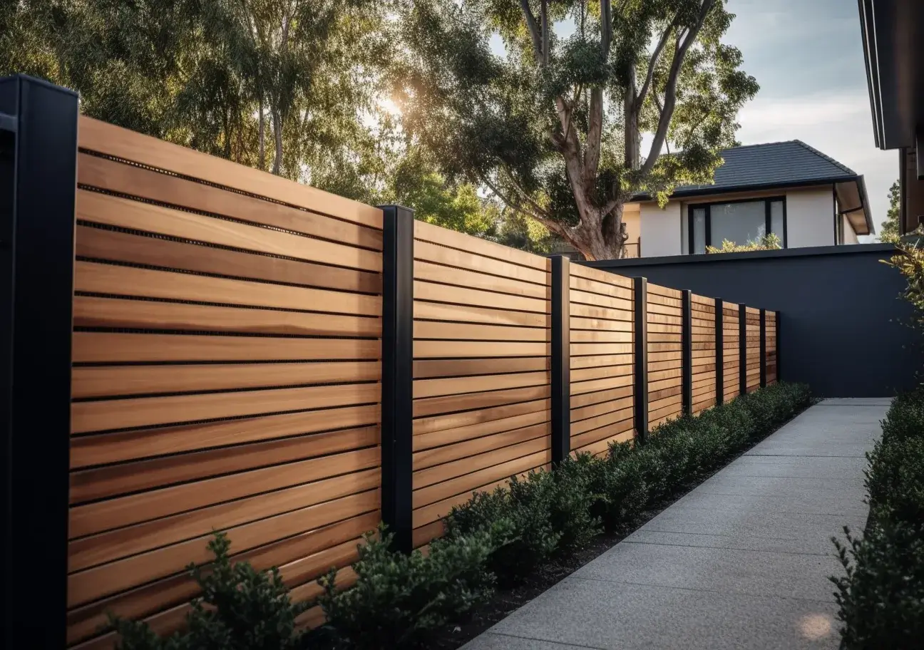 Beautiful timber fence built by A1 Fencing Ballarat